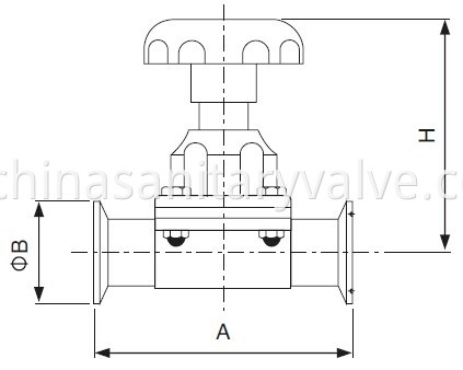 sanitary-tri-clamped-diaphragm-valve-3a-kaysen